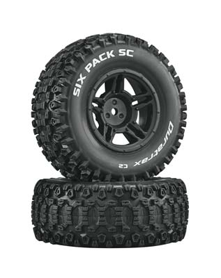 Six Pack SC Tire Mounted Slash 4x4 Blitz F/R (2)