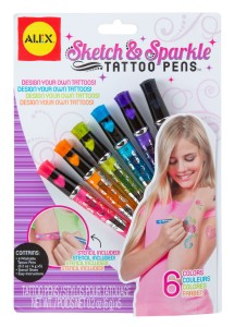 Sketch and Sparkle Tattoo Pens