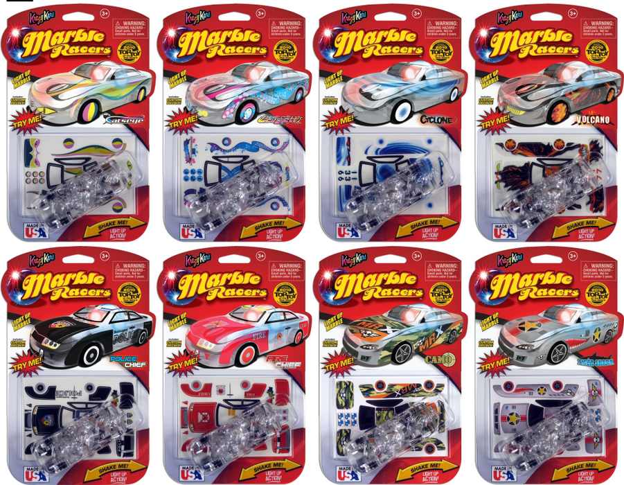 Skullduggery Police Chief Krazy Kar Marble Racer