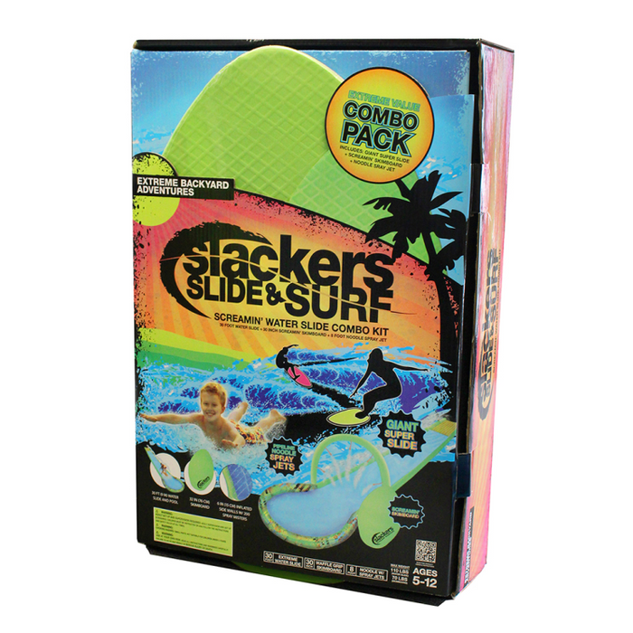 Slackers Screamin' 30' Waterslide Combo Kit