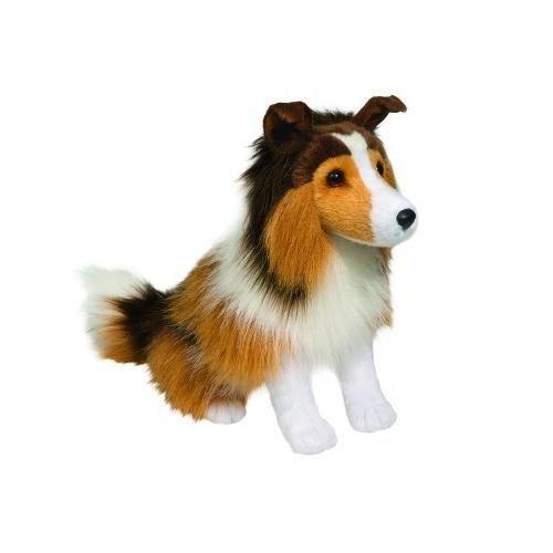 Small Sitting Lassie Dog
