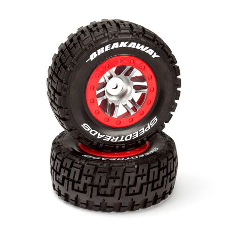 SpeedTreads Breakaway Short Course tires MNTD: Slash Front Tires
