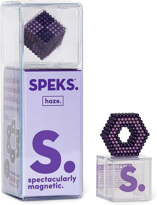 Speks Magnetic Balls - Duotone Haze Set of 512 (2.5mm) - Fun Stress Relief Desk Toy for Adults - Mas