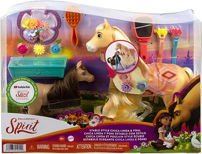 Spirit Stable Spirit Stable Style Chica Linda and Foal Set — Adventure Hobbies & Toys