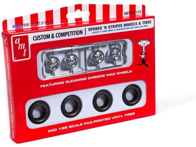 Spokes and Stripes Wheel and Tire 1/25 Scale Vinyl