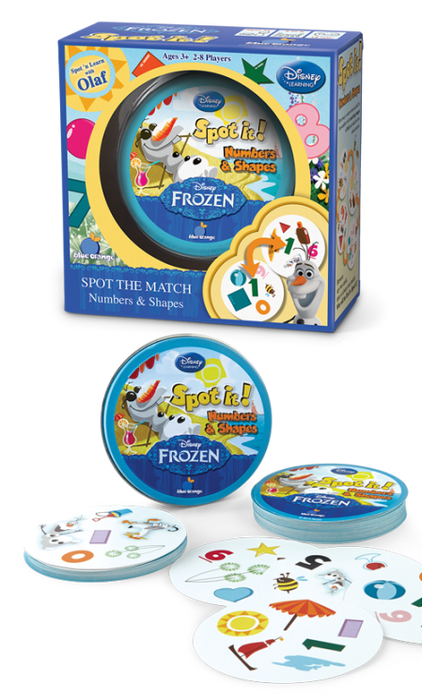 Spot it! Disney Frozen Olaf Numbers & Shapes