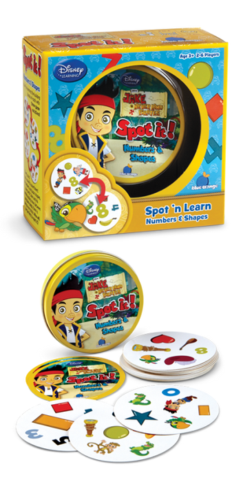 Spot it! Numbers & Shapes Jake and the Never Land Pirates