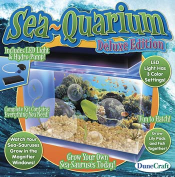 Sq-0277 Sea-Quarium Deluxe (Brine Shrimp Habitat) W/Led Lights