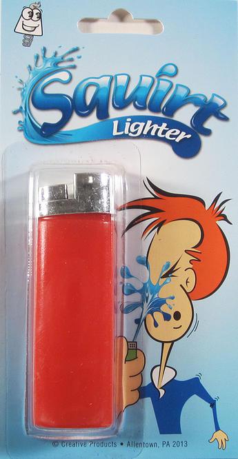 Squirting Lighter Prank