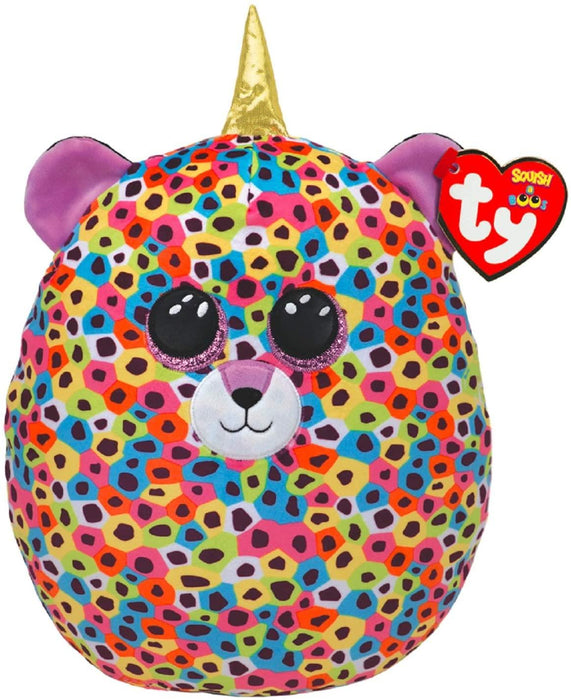 Squish Giselle- Leopard multi-color 14"