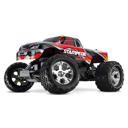 Stampede Monster Truck RTR w/ID, w/2.4Ghz, Red