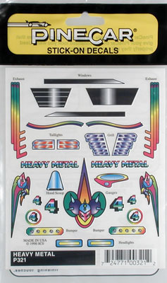 Stick-On Decals, Heavy Metal