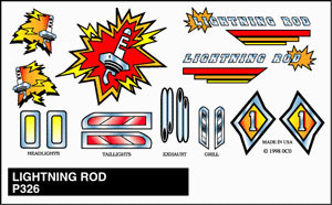 Stick-On Decals, Lightning Rod