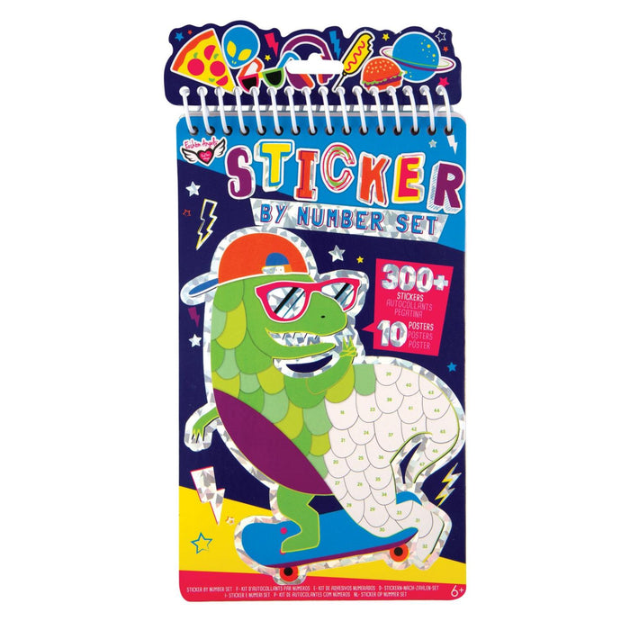 Sticker by Number- Dino