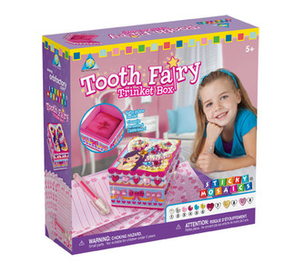 Sticky Mosaics: Tooth Fairy Trinket Box