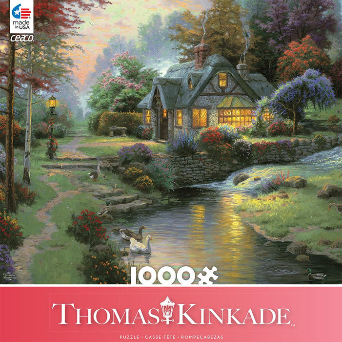 Stillwater Cottage Puzzle 1000pc Thomas Kinkade