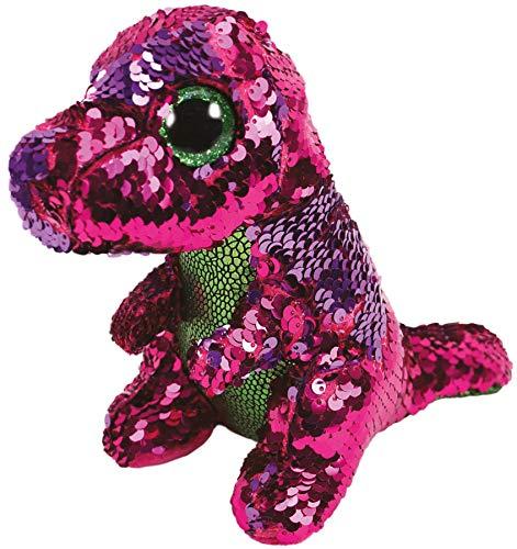 Stompy Pink/Green Sequin Dino