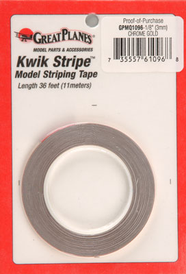 Stripe Tape - Gold Chrome 1/8"