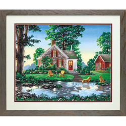 Summer Cottage PBN 20x16