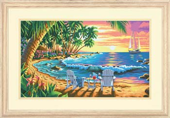 Sunset Beach Paint By Numbers