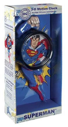 Superman 3D Motion Clock