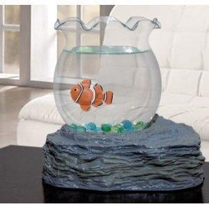 Swimming Fish Bowl (with Fish)