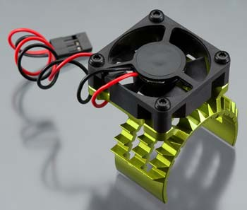 T8635GREEN T2 Motor Heatsink w/Cooling Fan 1/10 Stamped