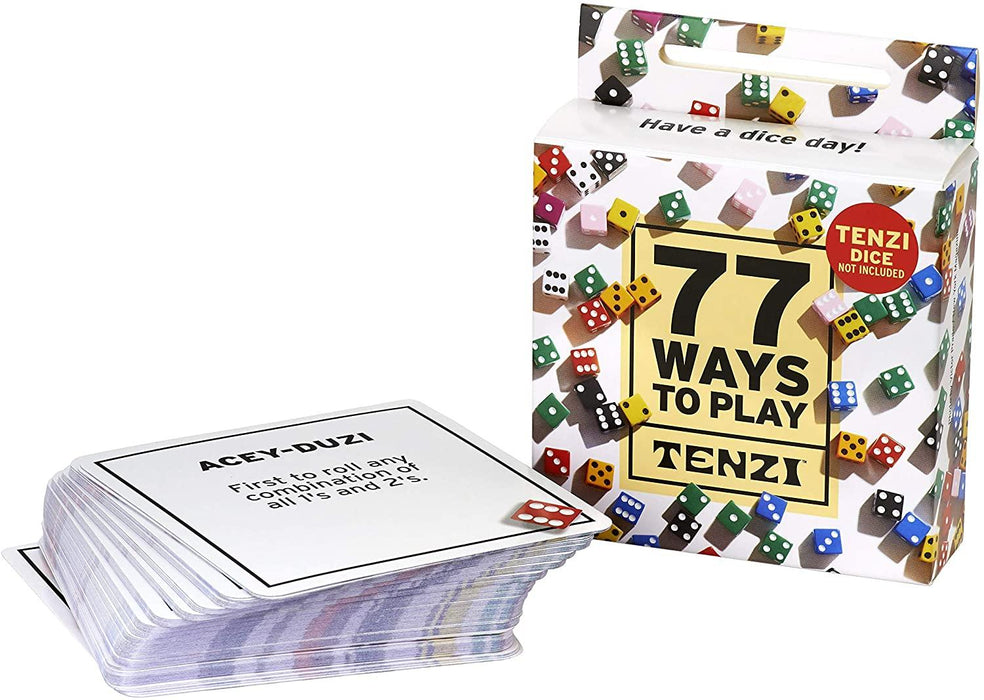 TENZI 77 Ways to Play Dice NOT Included