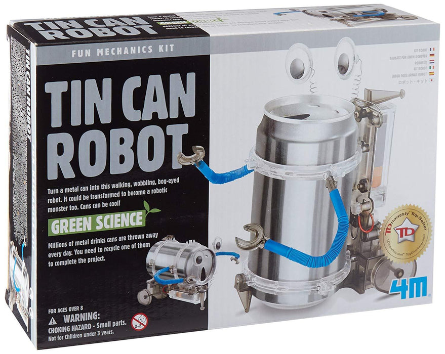 TIN CAN ROBOT GREEN SCIENCE KI