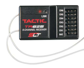 TR625 6Ch 2.4GHz SLT Rx w/Twin Antennas