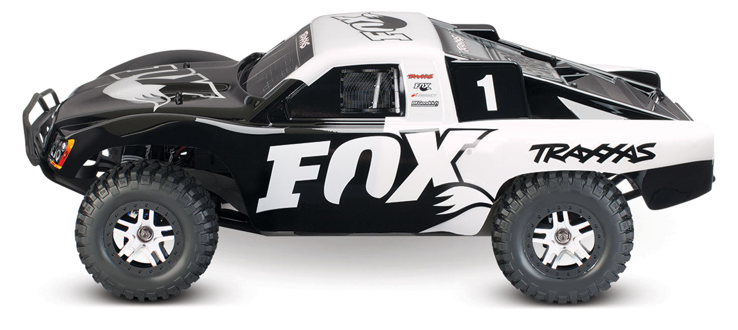 Traxxas Slash 4X4 1/10 Scale 4WD Short Course Truck with TQi 2.4GHz Radio and TSM Fox