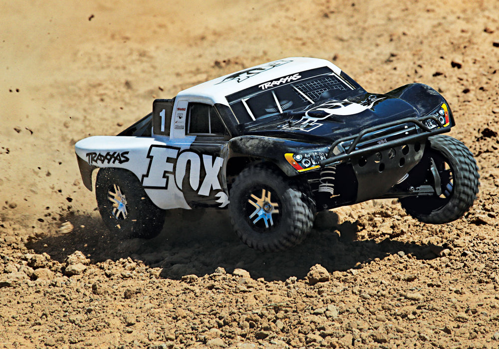 Traxxas Slash 4X4 1/10 Scale 4WD Short Course Truck with TQi 2.4GHz Radio and TSM Fox