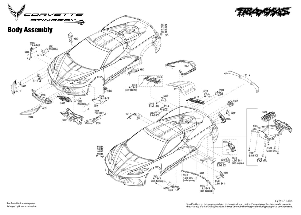 4TEC 3.0 Corvette Stingray RTR 2WD Street Car
