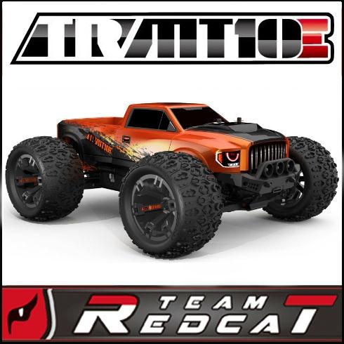 TR MT10E Brushless Monster Truck -Orange (Batteries not included)