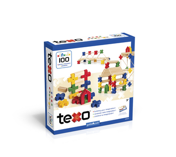 Texo 100pc Wooden Construction Set GD-G9501