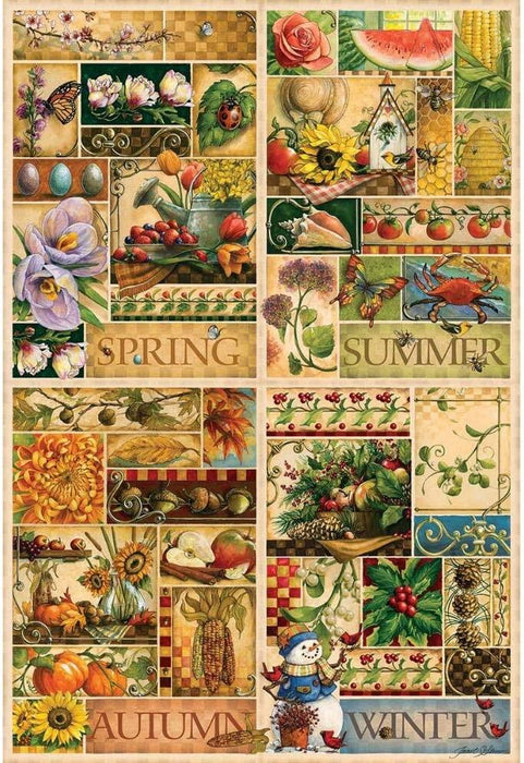 The Four Seasons 2000pc Puzzle by Cobble Hill