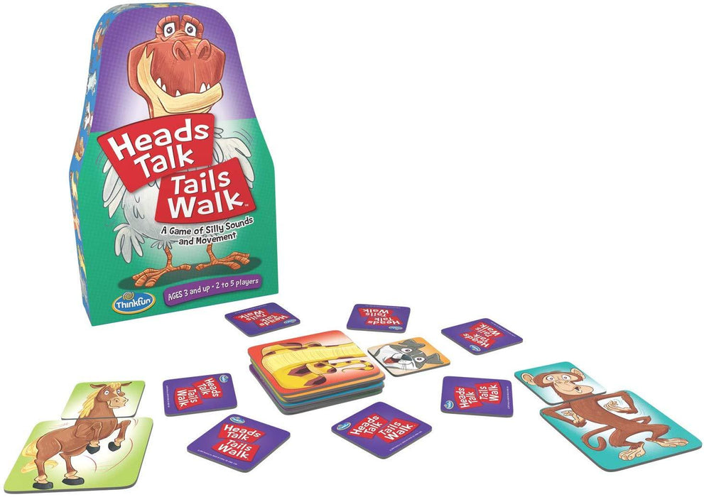 ThinkFun Heads Talk Tails Walk Preschool Toy and Game for Boys and Girls Age 3 and Up - A Silly Game