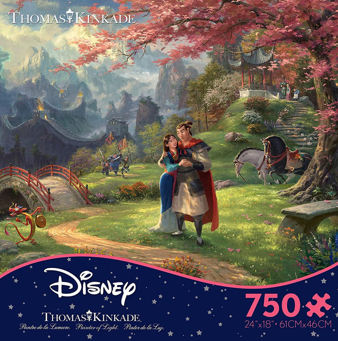 Thomas Kinkade-Mulan Blossoms of Love 750pc Puzzle