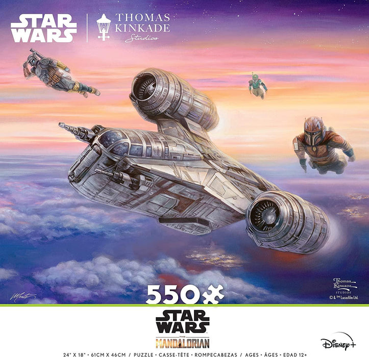 Thomas Kinkade-Star Wars The Mandalorian-The Escort 550pc