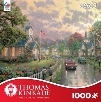 Thomas Kinkade 1000pc- Puzzle - Morning Pledge