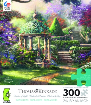 Thomas Kinkade Gazebo of Prayer  300 piece puzzle