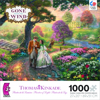 Thomas Kinkade Gone With the Wind 1000 piece Puzzle