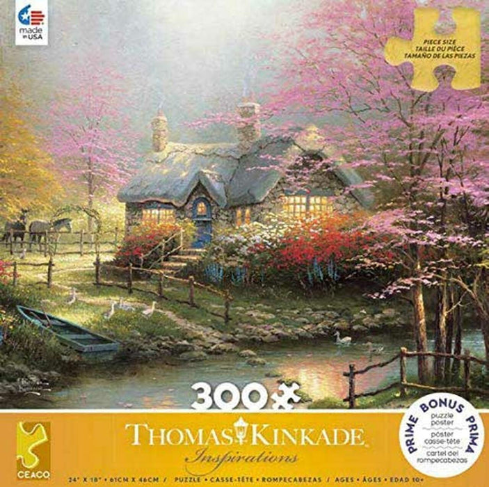 Thomas Kinkade Inspirations-300pc-Stepping Stone Cottage Puzzle
