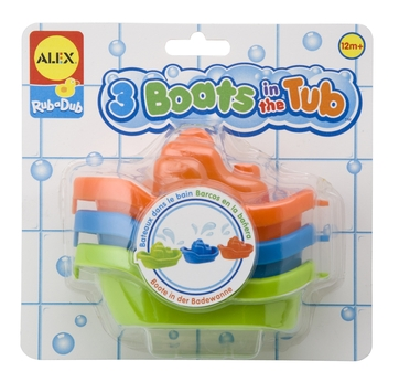 Three Boats in the Tub Bathtub Toy