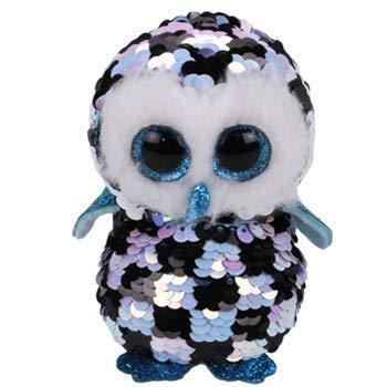 Topper Owl Sequin Blue/Black Medium
