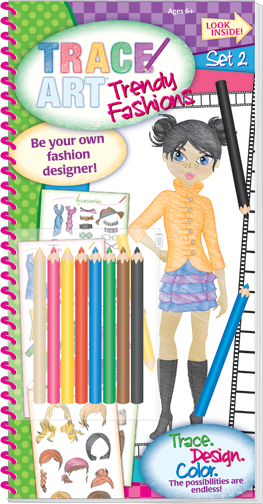 Trace Art Trendy Fashion Design Book