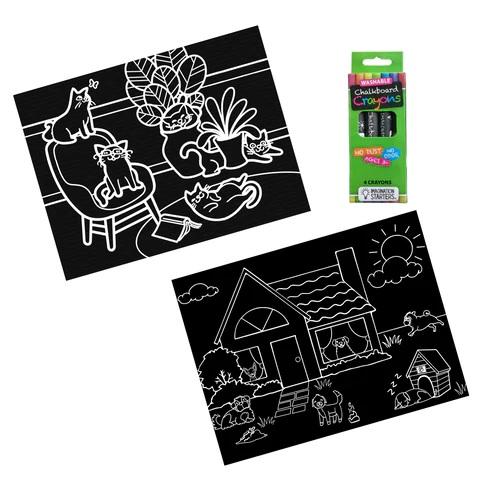 Travel Mat Pack – Cat & Dog
