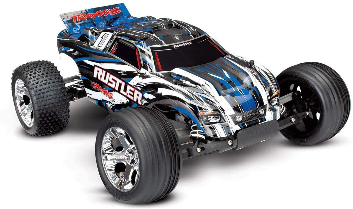 Traxxas Rustler RTR Blue with Battery & Charger