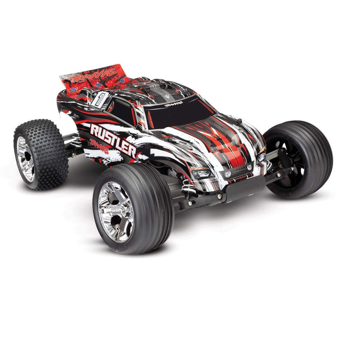 Traxxas Rustler RTR Red with Battery & Charger