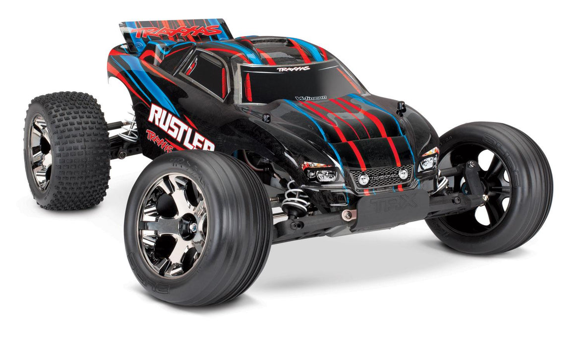 Traxxas Rustler VXL 2WD w/o Btty or Charger Red